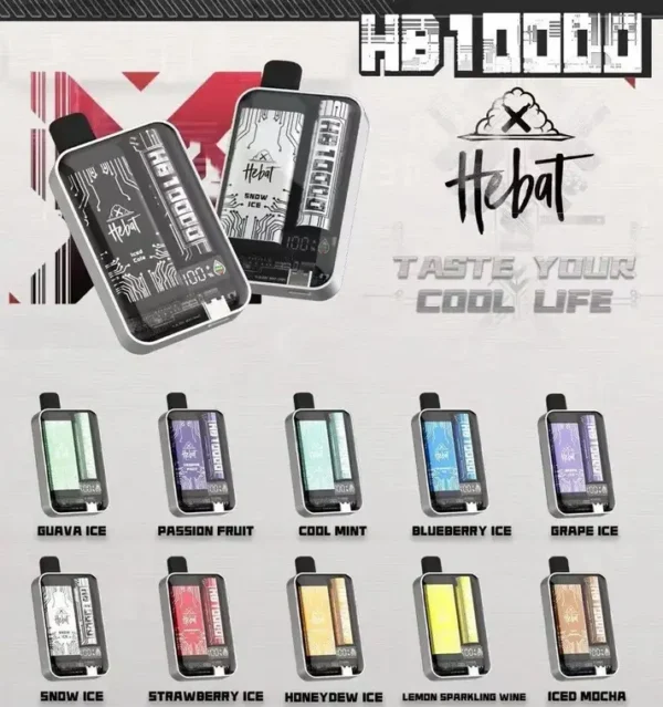 173c3b35a62d031e8fda2cbfdf05aa94.webp Hebat 喜貝10000拋棄式電子煙 | 大容量長效續航設計 清爽霧感穩定輸出隨身口袋型
