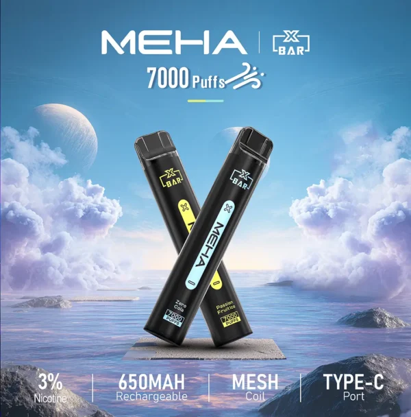 MEHA VBar 小黑條魅嗨7000口 |經典小黑條升級續航版本 配方精準還原每一滴精華