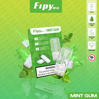 Fipy果派一代通用煙彈｜煙霧飽滿不卡油持久穩定｜果香還原順口擊喉日常解癮更順