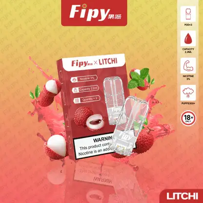 Fipy果派一代通用煙彈｜煙霧飽滿不卡油持久穩定｜果香還原順口擊喉日常解癮更順