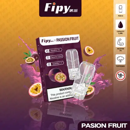 Fipy果派一代通用煙彈｜煙霧飽滿不卡油持久穩定｜果香還原順口擊喉日常解癮更順