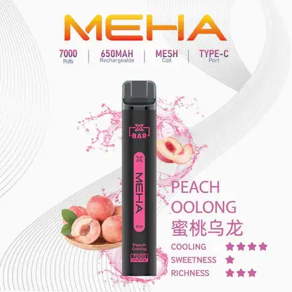 MEHA VBar 小黑條魅嗨7000口 |經典小黑條升級續航版本 配方精準還原每一滴精華