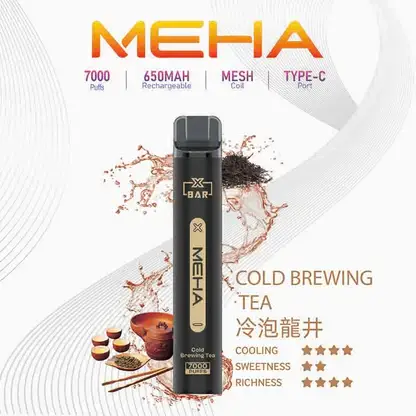 MEHA VBar 小黑條魅嗨7000口 |經典小黑條升級續航版本 配方精準還原每一滴精華