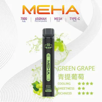 MEHA VBar 小黑條魅嗨7000口 |經典小黑條升級續航版本 配方精準還原每一滴精華