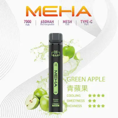 MEHA VBar 小黑條魅嗨7000口 |經典小黑條升級續航版本 配方精準還原每一滴精華