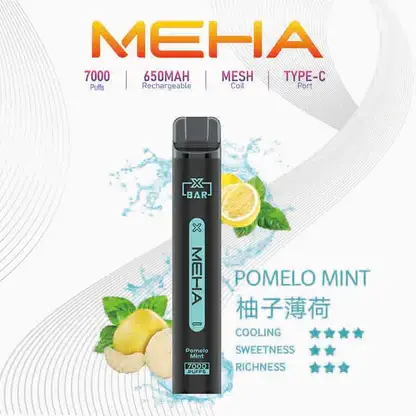 MEHA VBar 小黑條魅嗨7000口 |經典小黑條升級續航版本 配方精準還原每一滴精華