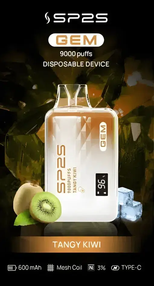 SP2S GEM 9000口 | 大容量霧化設備 | 長效續航穩定輸出果香層次清晰 開啟無與倫比的流暢吸啜時光
