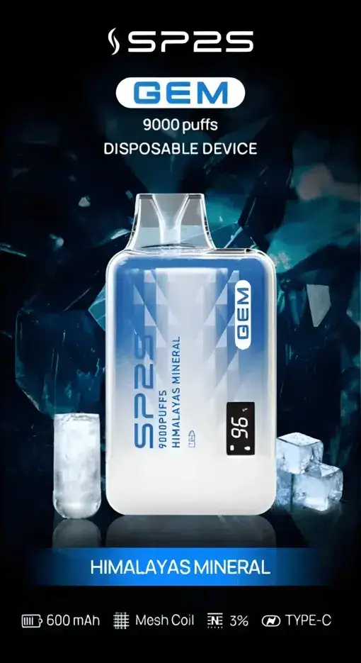 SP2S GEM 9000口 | 大容量霧化設備 | 長效續航穩定輸出果香層次清晰 開啟無與倫比的流暢吸啜時光