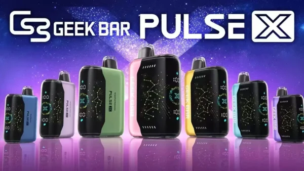 特惠【買5贈1】星空GEEK BAR Pulse X 25000口拋棄式主機 | Pulse模式強化擊喉感與煙霧量 可調氣流打造個人化抽吸體驗